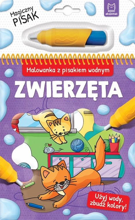 malowanka z pisakiem wodnym zwierzeta smyk com kolorowanki manga