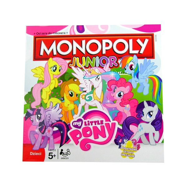 Monopoly Junior My Little Pony Gra Ekonomiczna Smyk Com
