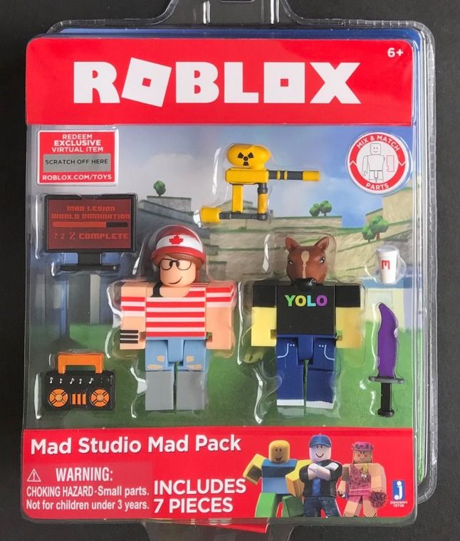 Roblox Mad Studio Figurki Z Akcesoriami Smyk Com - kody na ubrania roblox