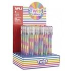 Apli Kids, długopis żelowy, Twist Colors