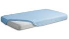 BabyMatex, nieprzemakalne prześcieradełko jersey z gumką, niebieskie, 70-140 cm