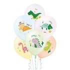 Balony foliowe, dinozaury, 30 cm, 6 szt.