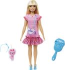 Barbie, Moja Pierwsza Barbie, zestaw z lalką i kotkiem
