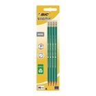BIC, Evolution Original 655 HB, ołówek z gumką, 4 szt.