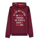 Bluza chłopięca z kapturem, bordowa, Speed Gangster, Tom Tailor