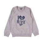 Bluza dziewczęca, szara, I love rock, Kanz