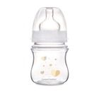 Canpol babies, EasyStart, Newborn baby, butelka antykolkowa, 120 ml, beżowe serduszka, 0m+