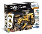 Clementoni, Laboratorium mechaniki, Buldożer, 10 modeli, zestaw konstrukcyjny, 200 elementów