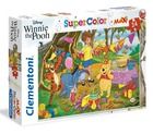 Clementoni, Maxi, Super kolor, Kubuś Puchatek, puzzle, 24 elementy