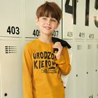 Cool Club, Bluzka chłopięca z długim rękawem, musztardowa