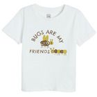 Cool Club, T-shirt chłopięcy, ecru