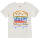 Cool Club, T-shirt chłopięcy, ecru