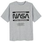 Cool Club, T-shirt chłopięcy, szary, NASA