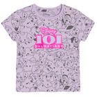 Cool Club, T-shirt dziewczęcy, fioletowy, 101 Dalmatyńczyków