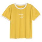 Cool Club, T-shirt dziewczęcy, pudełkowy, żółty