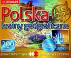 Demart, Puzzle: Polska, krainy geograficzne + atlas, puzzle, 200 elementów