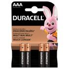 Duracell, zestaw baterii, AAA, 4 szt.