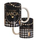 Dzień Babci, kubek, Stylowa Babcia, kratka