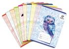 Elanders, zeszyt A5, 64 kartki, kratka, Puffy Birds, 10 szt.