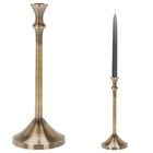 Home Styling Collection, świecznik aluminiowy, stare złoto, 30,5 cm