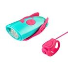 Hornit, Mini, lampka z klaksonem, 25 dźwięków, pink & turquoise