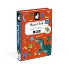Janod, Magnetibook, Dinozaury, magnetyczna układanka