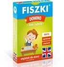 Język angielski. Fiszki obrazkowe + Domino. Dom i szkoła