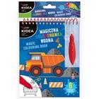 Kidea, magiczna wielorazowa kolorowanka wodna, pojazdy