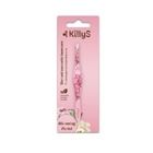 KillyS, Blooming Pastel Slanted Cosmetic Tweezers, skośna, profilowana pęseta kosmetyczna