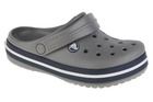 Klapki chłopięce, szare, Crocs Crocband Clog K