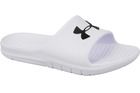 Klapki męskie, białe, Under Armour Core PTH Slides