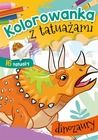 Kolorowanka z tatuażami. Dinozaury