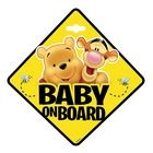 Kubuś Puchatek, tabliczka do samochodu Baby on Board, przyssawka