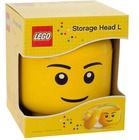 LEGO, duża głowa, chłopiec, pojemnik do przechowywania