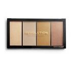 Makeup Revolution, paleta rozświetlaczy, Reloaded Lustre Lights Heatwave, 4-5 g