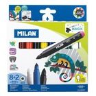 Milan, flamastry Maxi Magic w kartonowym opakowaniu, 10 szt.