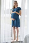 Miracle, koszula do porodu z wstawką karmiącą, rozmiar S, jeans