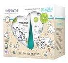 MomMe, zestaw upominkowy dla maluszka, ziołowe masełko pielęgnacyjne, 150 ml + łagodny żel do mycia 2w1, 150 ml