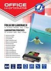 Office Products, folia do laminowania, A4, 2-100 mikr, błyszcząca, 100 szt.
