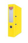 Office Products, segregator z szyną, A4/75 mm, żółty