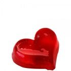 Organique, mydło glicerynowe, dekoracyjne, czerwone serce, średnie, 50 g