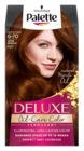 Palette, Deluxe, farba permanentna do włosów, miedziany mahoń nr 667