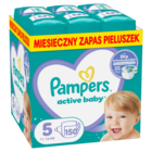 Pampers, Active Baby, pieluchy jednorazowe, rozmiar 5, 11-16 kg, 150 szt.