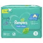 Pampers, Fresh Clean, chusteczki nawilżane, 3-52 szt.