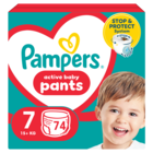 Pampers, Pants, pieluchomajtki, rozmiar 7, 17+ kg, 74 szt.