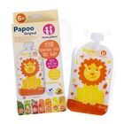 Papoo Original, Lew, wielorazowe saszetki na jedzenie, 6 szt.