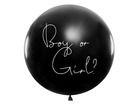 PartyDeco, Gender Reveal Party, balon, dziewczynka, 1 m