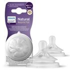 Philips Avent, Responsywne Smoczki Natural, smoczek do butelki, 0m+, 2 szt.