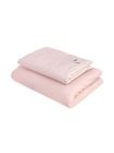 Piapimo, SleepSweet, 2-częściowy komplet pościeli dwustronnej z wypełnieniem, różowy, piaskowy, 80-100 cm