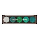 Profusion, Emerald Gems Eyeshadow Palette, paleta 5 cieni do powiek